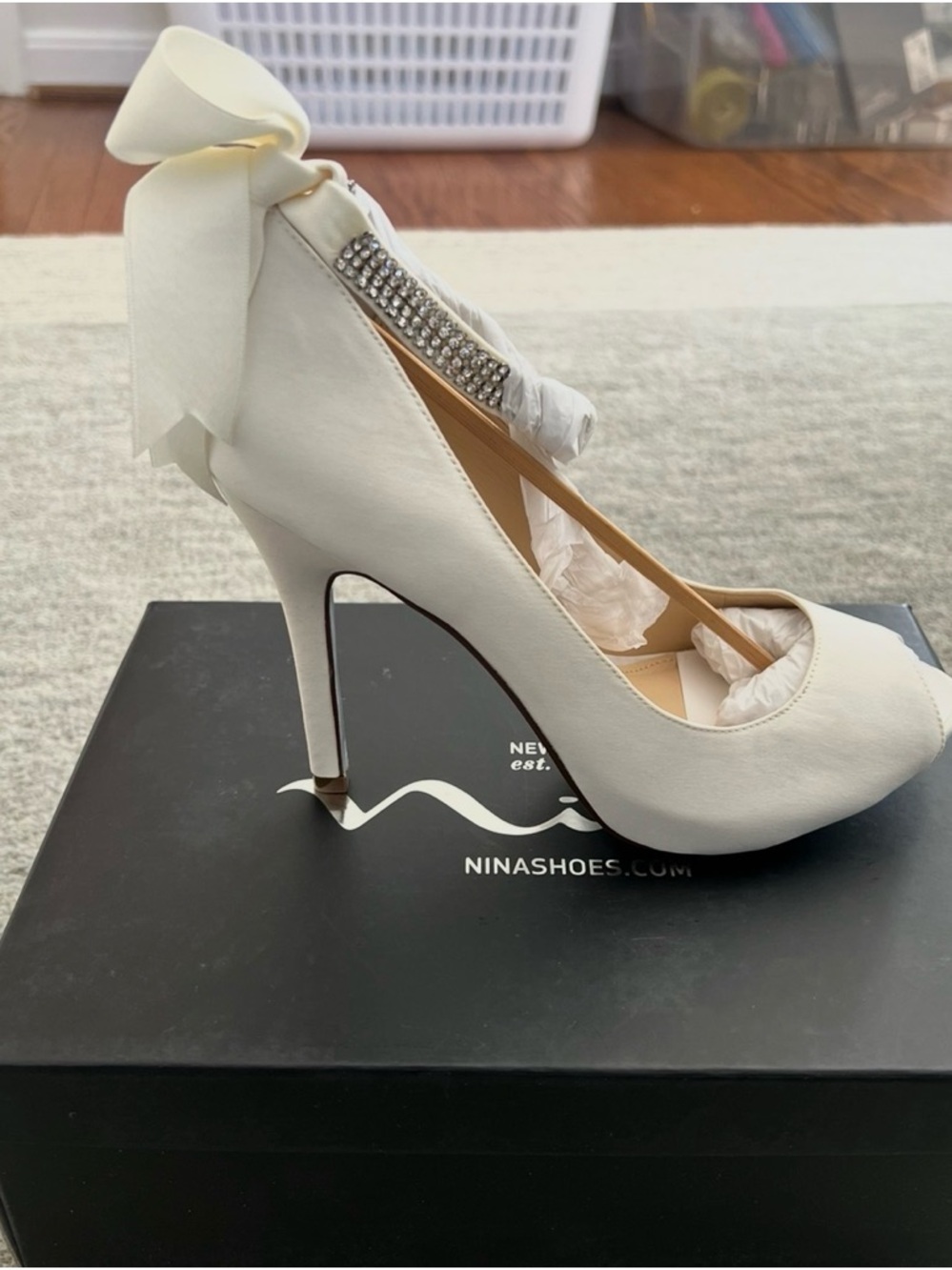 Gorgeous white stilettos